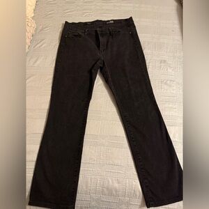 J. Crew black bootcut jeans. EEUC. Size 32.